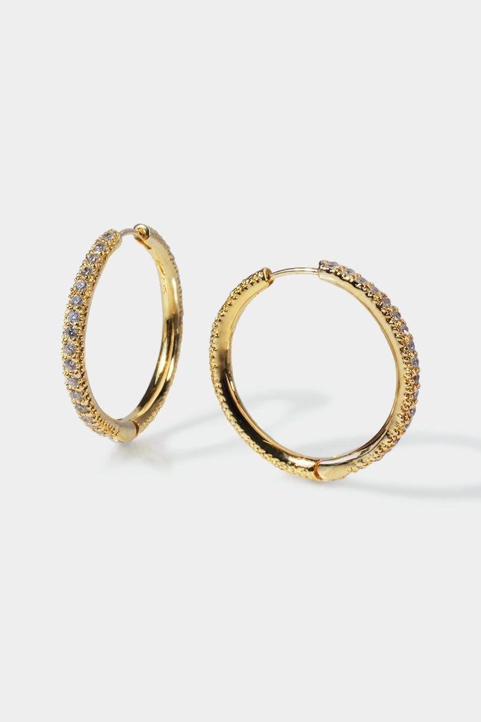【アヤミ ジュエリー/AYAMI jewelry】のPave フープピアス インテリア・キッズ・メンズ・レディースファッション・服の通販 founy(ファニー) https://founy.com/ ファッション Fashion レディースファッション WOMEN ジュエリー Jewelry リング Rings イヤリング Earrings イヤリング Earrings フープ Hoop リュクス Luxe 人気 Popularity 再入荷 Restock/Back In Stock/Re Arrival |ID: prp329100004539461 ipo3291000000032074667
