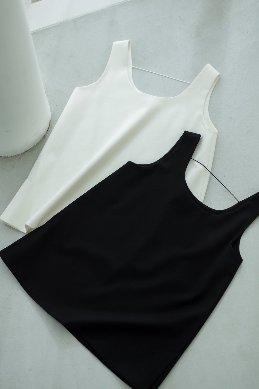 【エブール/ebure】の【店舗限定】ボイルダブルクロス タンクブラウス 人気、トレンドファッション・服の通販 founy(ファニー) 　ファッション　Fashion　レディースファッション　Fashion for Women　トップス・カットソー　Cut & Sew Tops　キャミソール&ノースリーブ　Camisoles & Sleeveless Tops　シャツ・ブラウス・オフィスカジュアル　Elegant Blouses & Button-Ups　インナー　Innerwear　カットソー　Cut and Sewn Top　シンプル　Simple, Minimal　ジャケット　Jacket, Outerwear　タンク　Tank Top, Sleeveless Top　ノースリーブ　Sleeveless, No-Sleeve　エレガント 上品　Elegant　ビジネス 仕事 通勤　Business / Work / Commuting　再入荷　Restock / Back in Stock　other-6|ID: prp329100004541202 ipo3291000000032807074