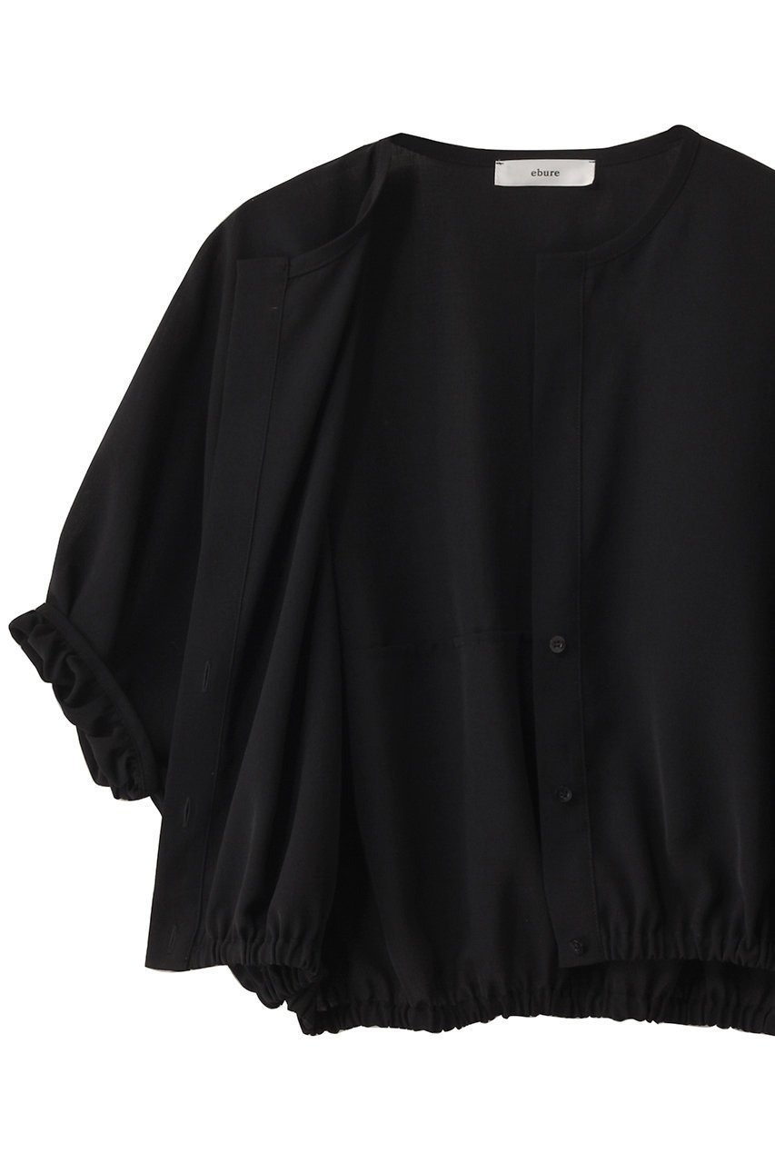 【エブール/ebure】の【店舗限定】クリスプドライ ボレロブラウス 人気、トレンドファッション・服の通販 founy(ファニー) 　ファッション　Fashion　レディースファッション　Ladies' Fashion Online　アウター　Coat Outerwear　ボレロ　Bolero jackets　トップス・カットソー　Tops/Tshirt　シャツ/ブラウス　Shirts/Blouses　オーガンジー　Organdy　ショート　Short　スリーブ　Sleeve　タンク　Tank　フロント　Front　ボレロ　Bolero　エレガント 上品　Elegant　夏　Summer　軽量　Lightweight　other-6|ID: prp329100004541204 ipo3291000000032085205