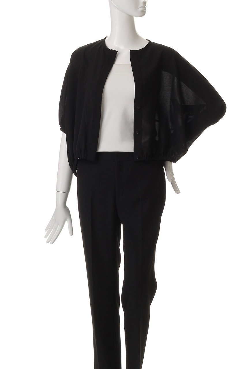 【エブール/ebure】の【店舗限定】クリスプドライ ボレロブラウス 人気、トレンドファッション・服の通販 founy(ファニー) 　ファッション　Fashion　レディースファッション　Ladies' Fashion Online　アウター　Coat Outerwear　ボレロ　Bolero jackets　トップス・カットソー　Tops/Tshirt　シャツ/ブラウス　Shirts/Blouses　オーガンジー　Organdy　ショート　Short　スリーブ　Sleeve　タンク　Tank　フロント　Front　ボレロ　Bolero　エレガント 上品　Elegant　夏　Summer　軽量　Lightweight　other-7|ID: prp329100004541204 ipo3291000000032085206