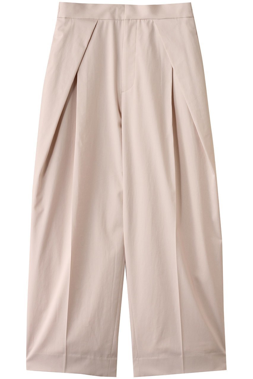 【エブール/ebure】の【店舗限定】ストレッチラチネ ワイドパンツ インテリア・キッズ・メンズ・レディースファッション・服の通販 founy(ファニー) 　ファッション　Fashion　レディースファッション　Fashion for Women　パンツ　Pants & Trousers　サンダル　Sandals, Summer Shoes　シューズ　Shoes, Footwear　ストレッチ　Stretch, Stretchy Fabric　スラックス　Slacks, Dress Pants　センター　Center, Center Line　フラット　Flat, Flat Shoes　フロント　Front, Front Design　ワイド　Wide, Wide Fit　ライトピンク|ID: prp329100004541205 ipo3291000000032806752