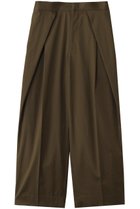 【エブール/ebure】の【店舗限定】ストレッチラチネ ワイドパンツ ブラウン|ID: prp329100004541205 ipo3291000000036180720