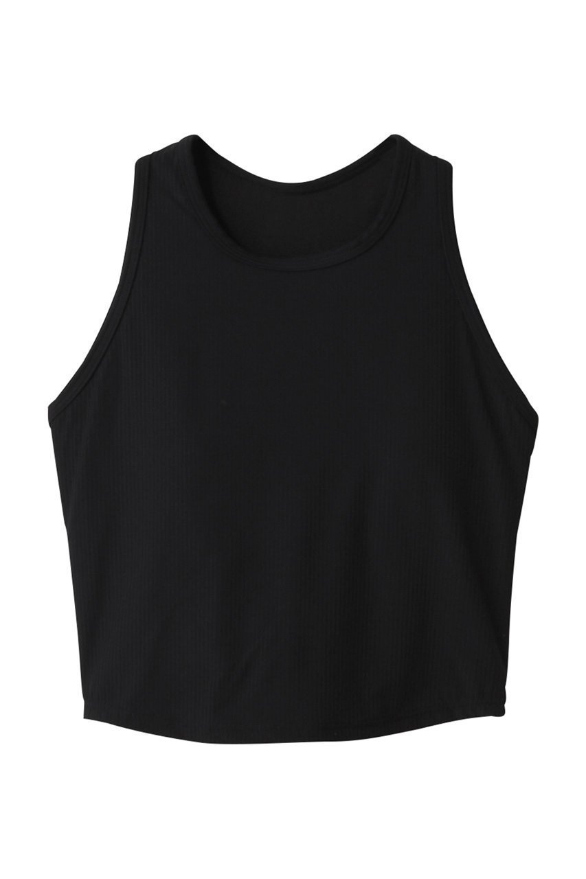 【ジュリエ/Julier】のソフトリブタンクトップ インテリア・キッズ・メンズ・レディースファッション・服の通販 founy(ファニー) 　ファッション　Fashion　レディースファッション　WOMEN　トップス・カットソー　Tops/Tshirt　スポーツウェア　Sportswear　スポーツ トップス　Sports Tops　クロップド　Cropped　コンパクト　Compact　スポーツ　Sports　ヨガ　Yoga　ワイド　Wide　ワーク　Work　NEW・新作・新着・新入荷　New Arrivals　ブラック|ID: prp329100004541214 ipo3291000000032085298