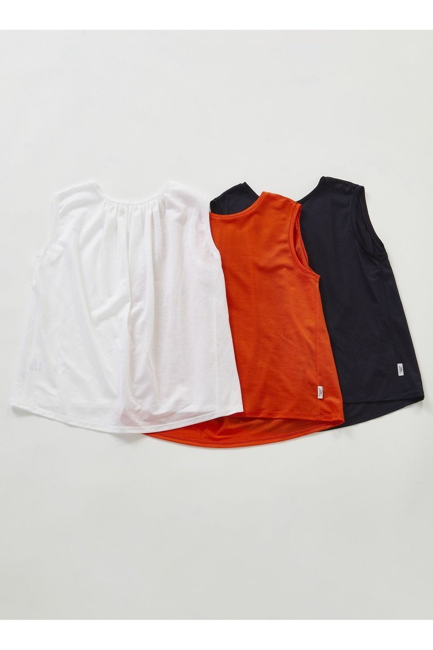 【ジュリエ/Julier】のロイヤルクロス天竺タンクトップ 人気、トレンドファッション・服の通販 founy(ファニー) 　ファッション　Fashion　レディースファッション　Fashion for Women　トップス・カットソー　Cut & Sew Tops　スポーツウェア　Functional & Stylish Sportswear　スポーツ トップス　Athletic Tops / Workout Tops / Training Shirts　スポーツ　Sports, Activewear　タンク　Tank Top, Sleeveless Top　ドレープ　Drape, Draping Fabric　ヨガ　Yoga, Yoga Wear　ワーク　Workwear, Utility Style　今夏　This Summer　夏　Summer　定番　Standard, Basic Item　other-6|ID: prp329100004541215 ipo3291000000035714527