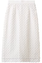 【デザイン ワークス/DESIGN WORKS】のボーダーカットJQスカート ホワイト|ID:prp329100004541216