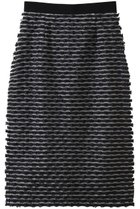 【デザイン ワークス/DESIGN WORKS】のボーダーカットJQスカート ブラックボーダー|ID:prp329100004541216