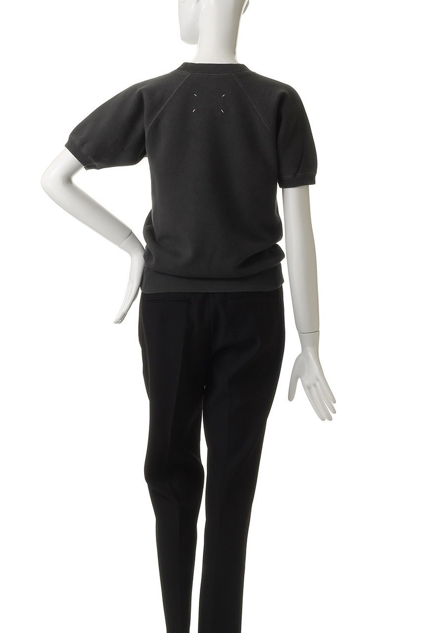 【メゾン マルジェラ/MAISON MARGIELA】のハーフスリーブ スウェットシャツ 人気、トレンドファッション・服の通販 founy(ファニー) 　ファッション　Fashion　レディースファッション　WOMEN　トップス・カットソー　Tops/Tshirt　シャツ/ブラウス　Shirts/Blouses　パーカ　Sweats　ロング / Tシャツ　T-Shirts　スウェット　Sweat　カットソー　Cut and Sewn　コンパクト　Compact　ショート　Short　スリーブ　Sleeve　ハーフ　Half　NEW・新作・新着・新入荷　New Arrivals　other-4|ID: prp329100004541221 ipo3291000000032085368