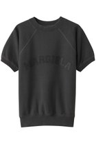 【メゾン マルジェラ/MAISON MARGIELA】のハーフスリーブ スウェットシャツ ウォッシュトブラック|ID:prp329100004541221