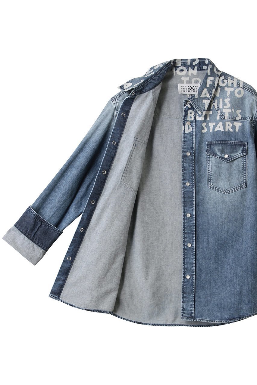 【エムエムシックス メゾンマルジェラ/MM6 Maison Margiela / MEN】の【MEN】ロングスリーブデニムジャケット 人気、トレンドファッション・服の通販 founy(ファニー) 　ファッション　Fashion　メンズファッション　Fashion for Men　ジャケット　Jacket, Outerwear　デニム　Denim, Jeans Material　フロント　Front, Front Design　ブルゾン　Blouson, Bomber Jacket　other-6|ID: prp329100004541222 ipo3291000000032809751
