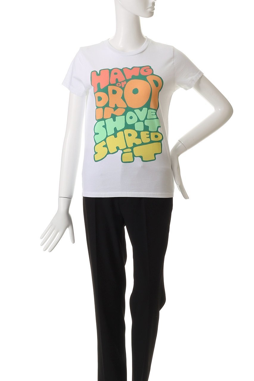 【マザー/MOTHER】のHANG ON プリントTシャツ(HON) 人気、トレンドファッション・服の通販 founy(ファニー) 　ファッション　Fashion　レディースファッション　WOMEN　トップス・カットソー　Tops/Tshirt　シャツ/ブラウス　Shirts/Blouses　ロング / Tシャツ　T-Shirts　カットソー　Cut and Sewn　おすすめ　Recommend　インナー　Inner　カラフル　Colorful　グラフィック　Graphic　コンパクト　Compact　ショート　Short　ジャケット　Jacket　スリーブ　Sleeve　プリント　Print　NEW・新作・新着・新入荷　New Arrivals　other-2|ID: prp329100004541235 ipo3291000000032085460