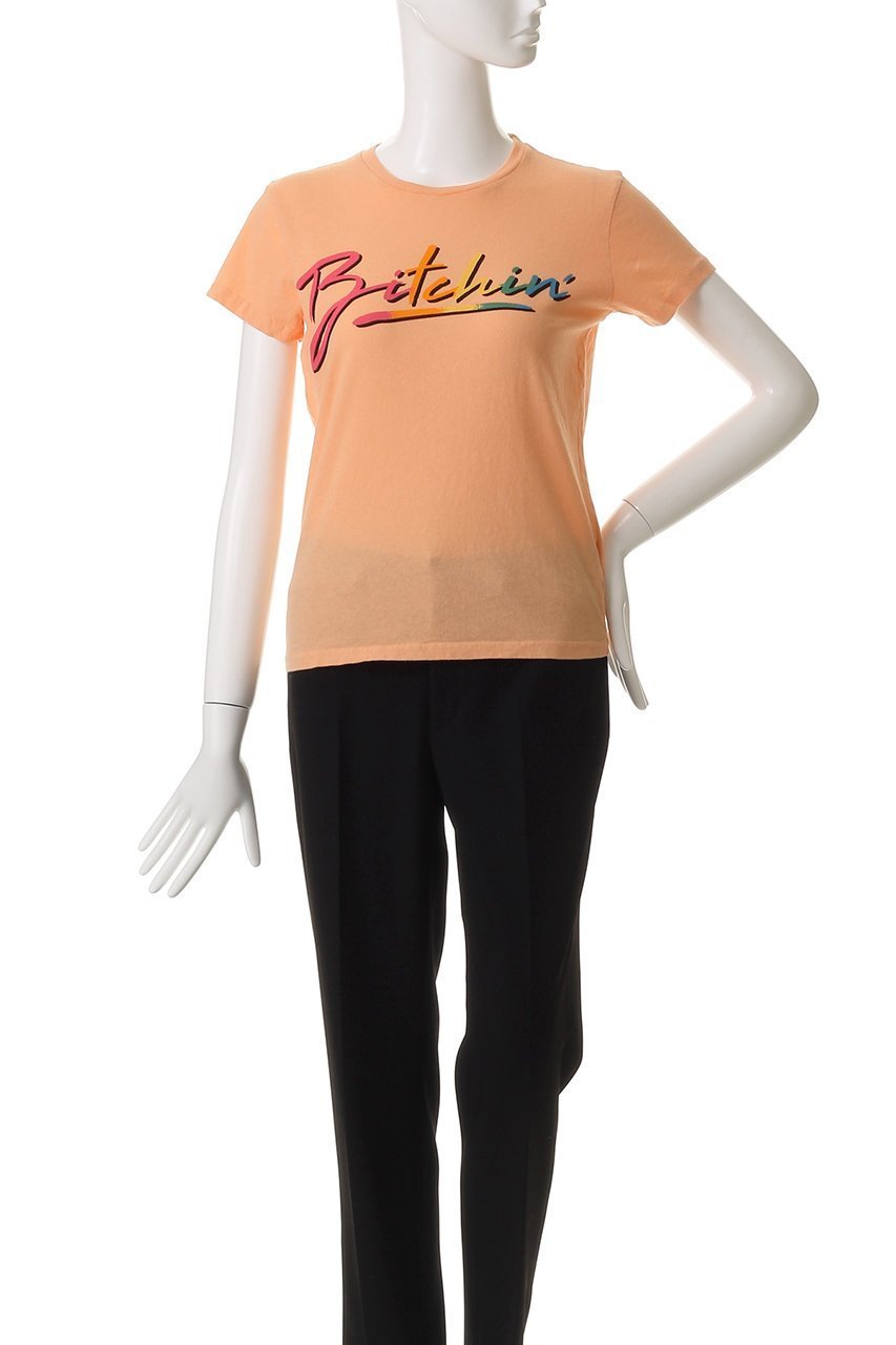 【マザー/MOTHER】のBITCHIN プリントTシャツ(BTC) 人気、トレンドファッション・服の通販 founy(ファニー) 　ファッション　Fashion　レディースファッション　WOMEN　トップス・カットソー　Tops/Tshirt　シャツ/ブラウス　Shirts/Blouses　ロング / Tシャツ　T-Shirts　カットソー　Cut and Sewn　おすすめ　Recommend　インナー　Inner　オレンジ　Orange　グラデーション　Gradation　コンパクト　Compact　ショート　Short　スリーブ　Sleeve　フロント　Front　プリント　Print　NEW・新作・新着・新入荷　New Arrivals　other-2|ID: prp329100004541240 ipo3291000000032085497