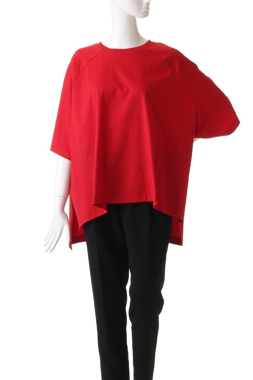 【エッセン ロートレアモン/ESSEN LAUTREAMONT】の80 smooth ジャージーポンチョTシャツ 人気、トレンドファッション・服の通販 founy(ファニー) 　ファッション　Fashion　レディースファッション　WOMEN　アウター　Coat Outerwear　ポンチョ　Ponchos　トップス・カットソー　Tops/Tshirt　シャツ/ブラウス　Shirts/Blouses　ロング / Tシャツ　T-Shirts　カットソー　Cut and Sewn　ショート　Short　ジャージー　Jersey　スリット　Slit　スリーブ　Sleeve　ハーフ　Half　ポンチョ　Poncho　NEW・新作・新着・新入荷　New Arrivals　other-2|ID: prp329100004541241 ipo3291000000032085509