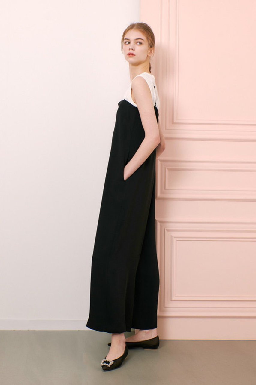 【アルアバイル/allureville】の【Loulou Willoughby】サテンオールインワン A 人気、トレンドファッション・服の通販 founy(ファニー) 　ファッション　Fashion　レディースファッション　Fashion for Women　パンツ　Pants & Trousers　インナー　Innerwear　サテン　Satin, Glossy Fabric　サマー　Summer, Summer Style　ロング　Long, Long-Length　other-6|ID: prp329100004541245 ipo3291000000035758897