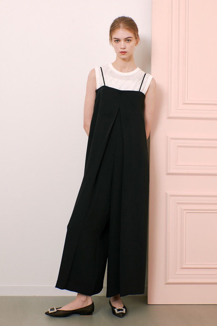 【アルアバイル/allureville】の【Loulou Willoughby】サテンオールインワン A 人気、トレンドファッション・服の通販 founy(ファニー) 　ファッション　Fashion　レディースファッション　Fashion for Women　パンツ　Pants & Trousers　インナー　Innerwear　サテン　Satin, Glossy Fabric　サマー　Summer, Summer Style　ロング　Long, Long-Length　other-8|ID: prp329100004541245 ipo3291000000035758899