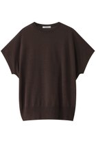 【エリオポール/heliopole】のシアーニットBIG TEE ダークブラウン|ID:prp329100004541248