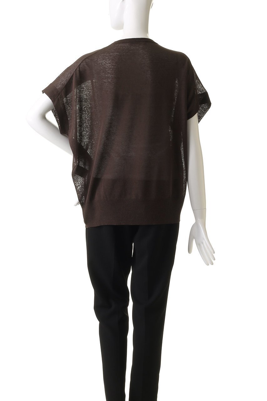 【エリオポール/heliopole】のシアーニットBIG TEE 人気、トレンドファッション・服の通販 founy(ファニー) 　ファッション　Fashion　レディースファッション　Fashion for Women　トップス・カットソー　Cut & Sew Tops　ニット　Knit Tops & Sweaters　カジュアルプルオーバー・ニットトップス　Pullovers & Knit Tops / Casual Pullovers　シアー　Sheer, See-Through　ビッグ　Big, Oversized　ベーシック　Basic, Essential　今季　This Season, Current Season　定番　Standard, Basic Item　other-4|ID: prp329100004541248 ipo3291000000035066338