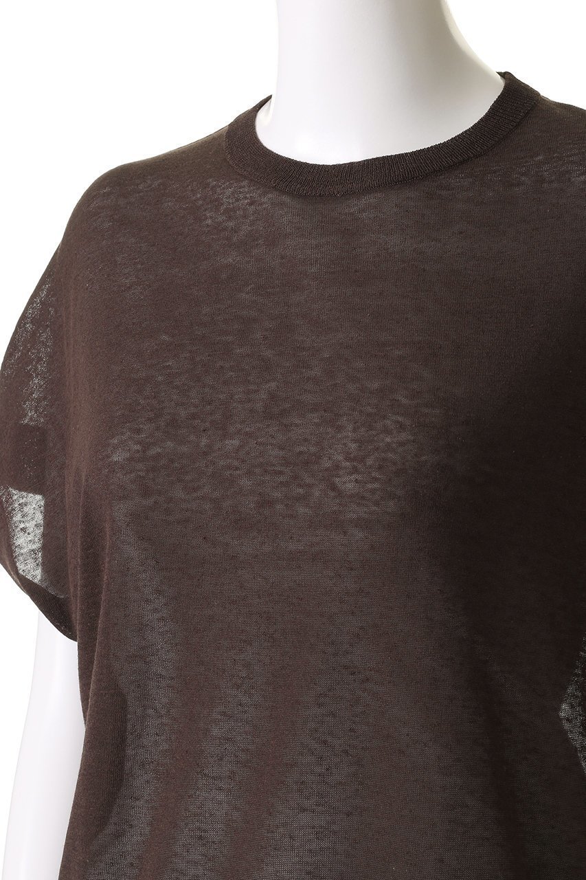 【エリオポール/heliopole】のシアーニットBIG TEE 人気、トレンドファッション・服の通販 founy(ファニー) 　ファッション　Fashion　レディースファッション　Fashion for Women　トップス・カットソー　Cut & Sew Tops　ニット　Knit Tops & Sweaters　カジュアルプルオーバー・ニットトップス　Pullovers & Knit Tops / Casual Pullovers　シアー　Sheer, See-Through　ビッグ　Big, Oversized　ベーシック　Basic, Essential　今季　This Season, Current Season　定番　Standard, Basic Item　other-5|ID: prp329100004541248 ipo3291000000035066341