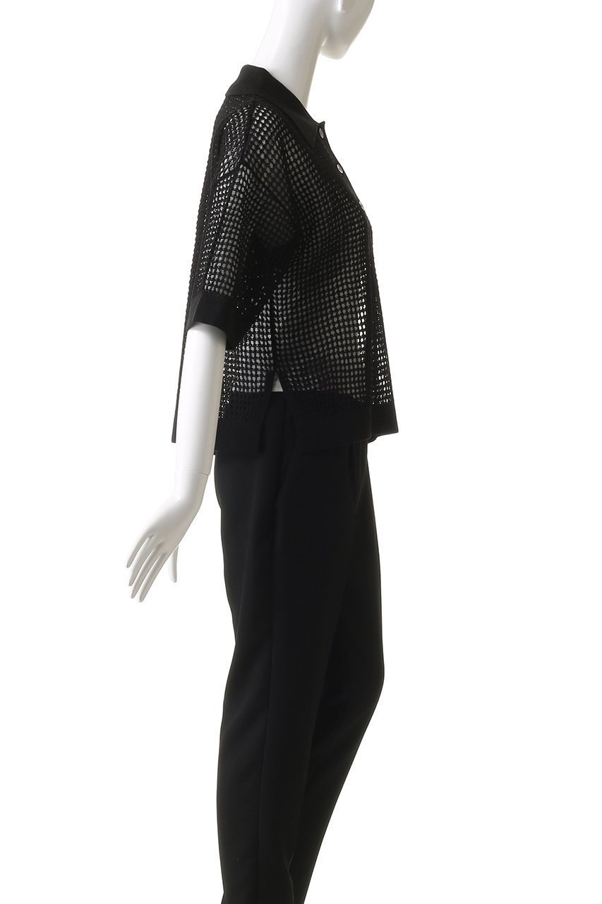 【エリオポール/heliopole】のポロニットプルオーバー 人気、トレンドファッション・服の通販 founy(ファニー) 　ファッション　Fashion　レディースファッション　Fashion for Women　トップス・カットソー　Cut & Sew Tops　ニット　Knit Tops & Sweaters　カジュアルプルオーバー・ニットトップス　Pullovers & Knit Tops / Casual Pullovers　トレンド　Trend, Trending Now　メッシュ　Mesh, Net Fabric　ワイド　Wide, Wide Fit　人気　Popular, Best Seller　夏　Summer　other-3|ID: prp329100004541252 ipo3291000000035066001