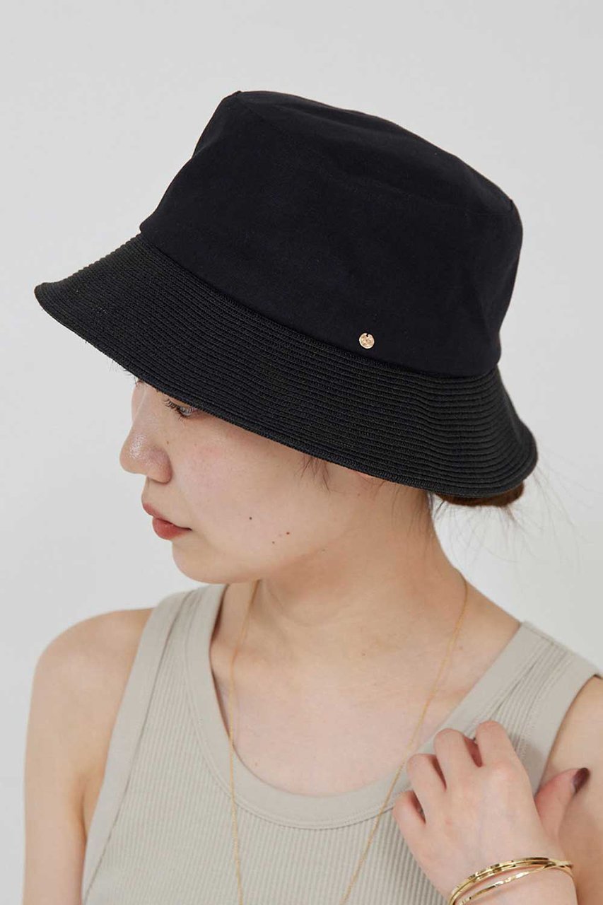 【ガリャルダガランテ/GALLARDAGALANTE】の異素材コンビハット 人気、トレンドファッション・服の通販 founy(ファニー) 　ファッション　Fashion　レディースファッション　Ladies' Fashion Online　帽子　Hats　おすすめ　Recommend　コンビ　Combination　シンプル　Simple　フィット　Fit　帽子　Hat　other-2|ID: prp329100004541267 ipo3291000000032085668