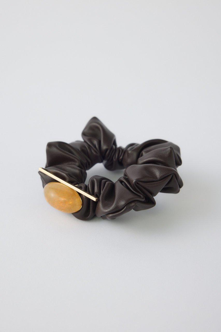 【リムアーク/RIM.ARK】の【5/23 10:00販売開始】Natural stone scrunchie/シュシュ インテリア・キッズ・メンズ・レディースファッション・服の通販 founy(ファニー) 　ファッション　Fashion　レディースファッション　WOMEN　シュシュ / ヘアアクセ　Hair Accessories　アクセサリー　Accessories　オーバル　Oval　シンプル　Simple　ホリデーシーズン　Holiday　NEW・新作・新着・新入荷　New Arrivals　ダークブラウン|ID: prp329100004541270 ipo3291000000032085688