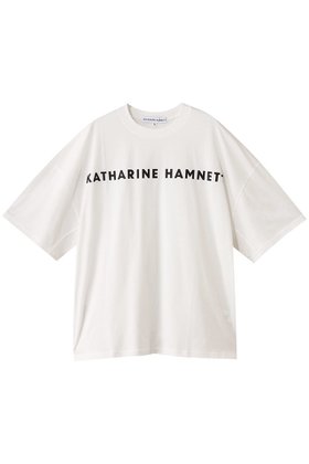 【キャサリンハムネット/KATHARINE HAMNETT LONDON】 【UNISEX】オーバーサイズ ロゴTシャツ人気、トレンドファッション・服の通販 founy(ファニー) ファッション Fashion レディースファッション Fashion for Women トップス・カットソー Cut & Sew Tops シャツ・ブラウス・オフィスカジュアル Elegant Blouses & Button-Ups ロングTシャツ・Tシャツ Longline T-Shirts & Tees カットソー・ベーシックTシャツ Cut-and-Sewn Tops / Stretch Tees & Basics ユニセックス Unisex, Genderless おすすめ Recommended / Our Picks ショート Short, Short Length シンプル Simple, Minimal スリーブ Sleeve, Long Sleeve / Short Sleeve フロント Front, Front Design ボトム Bottoms, Lower Wear |ID:prp329100004541272