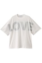 【キャサリンハムネット/KATHARINE HAMNETT LONDON】の【UNISEX】ビッグラブ スローガンTシャツ ホワイト|ID: prp329100004541274 ipo3291000000032085714