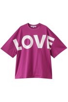 【キャサリンハムネット/KATHARINE HAMNETT LONDON】の【UNISEX】ビッグラブ スローガンTシャツ ピンク|ID: prp329100004541274 ipo3291000000036046061