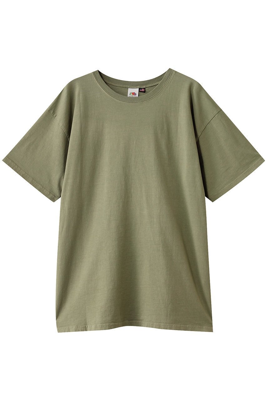 【キャサリンハムネット/KATHARINE HAMNETT LONDON】の【UNISEX】【Fruit of the Loom × KATHARINE HAMNETT】コラボレーションTシャツ インテリア・キッズ・メンズ・レディースファッション・服の通販 founy(ファニー) 　ファッション　Fashion　レディースファッション　WOMEN　トップス・カットソー　Tops/Tshirt　シャツ/ブラウス　Shirts/Blouses　ロング / Tシャツ　T-Shirts　カットソー　Cut and Sewn　ユニセックス　Unisex　コラボ　Collaboration　ショート　Short　スリーブ　Sleeve　プリント　Print　NEW・新作・新着・新入荷　New Arrivals　グリーン|ID: prp329100004541276 ipo3291000000032085728