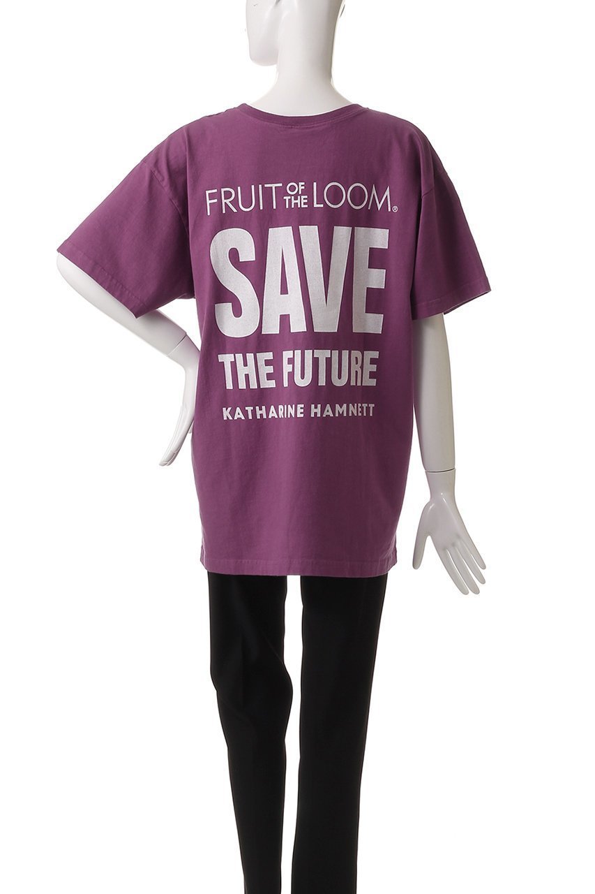 【キャサリンハムネット/KATHARINE HAMNETT LONDON】の【UNISEX】【Fruit of the Loom × KATHARINE HAMNETT】コラボレーションTシャツ 人気、トレンドファッション・服の通販 founy(ファニー) 　ファッション　Fashion　レディースファッション　WOMEN　トップス・カットソー　Tops/Tshirt　シャツ/ブラウス　Shirts/Blouses　ロング / Tシャツ　T-Shirts　カットソー　Cut and Sewn　ユニセックス　Unisex　コラボ　Collaboration　ショート　Short　スリーブ　Sleeve　プリント　Print　NEW・新作・新着・新入荷　New Arrivals　other-4|ID: prp329100004541276 ipo3291000000032085735