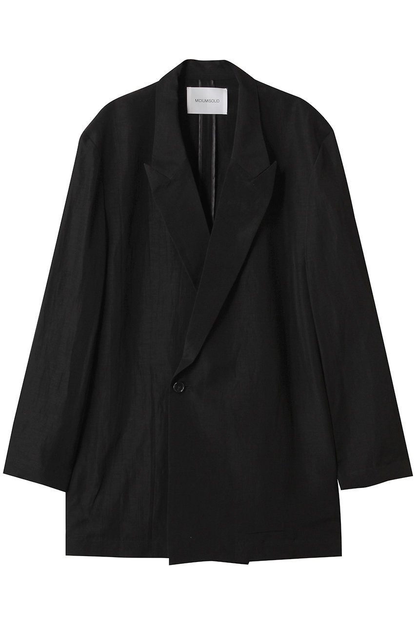 【ミディウミソリッド/MIDIUMISOLID / MEN】の【MEN】tailored long JK ジャケット インテリア・キッズ・メンズ・レディースファッション・服の通販 founy(ファニー) 　ファッション　Fashion　メンズファッション　Men's Style Online　なめらか　Smooth　オケージョン　Occasion　カッティング　Cutting　ジャケット　Jacket　ロング　Long　black|ID: prp329100004541280 ipo3291000000032085752