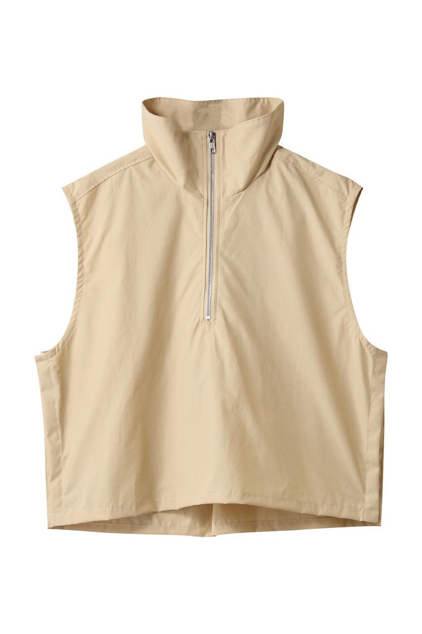 【ミディウミソリッド/MIDIUMISOLID】のC/Ny high neck zip vest.M ベスト 人気、トレンドファッション・服の通販 founy(ファニー) 　ファッション　Fashion　レディースファッション　WOMEN　アウター　Coat Outerwear　ジャケット　Jackets　ジャケット　Jacket　スポーティ　Sporty　トレンド　Trend　ハイネック　High Neck　ベスト　Vest　ボトム　Bottom　ワイド　Wide　NEW・新作・新着・新入荷　New Arrivals　軽量　Lightweight　 other-1|ID: prp329100004541282 ipo3291000000032085763