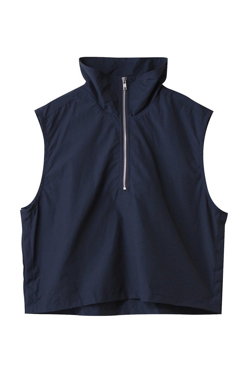 【ミディウミソリッド/MIDIUMISOLID】のC/Ny high neck zip vest.M ベスト インテリア・キッズ・メンズ・レディースファッション・服の通販 founy(ファニー) 　ファッション　Fashion　レディースファッション　WOMEN　アウター　Coat Outerwear　ジャケット　Jackets　ジャケット　Jacket　スポーティ　Sporty　トレンド　Trend　ハイネック　High Neck　ベスト　Vest　ボトム　Bottom　ワイド　Wide　NEW・新作・新着・新入荷　New Arrivals　軽量　Lightweight　navy|ID: prp329100004541282 ipo3291000000032085767