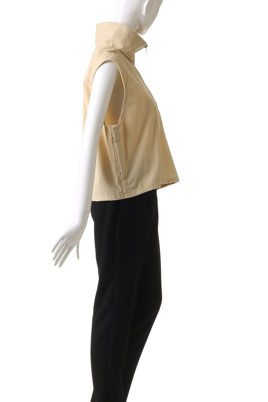 【ミディウミソリッド/MIDIUMISOLID】のC/Ny high neck zip vest.M ベスト 人気、トレンドファッション・服の通販 founy(ファニー) 　ファッション　Fashion　レディースファッション　WOMEN　アウター　Coat Outerwear　ジャケット　Jackets　ジャケット　Jacket　スポーティ　Sporty　トレンド　Trend　ハイネック　High Neck　ベスト　Vest　ボトム　Bottom　ワイド　Wide　NEW・新作・新着・新入荷　New Arrivals　軽量　Lightweight　other-3|ID: prp329100004541282 ipo3291000000032085770