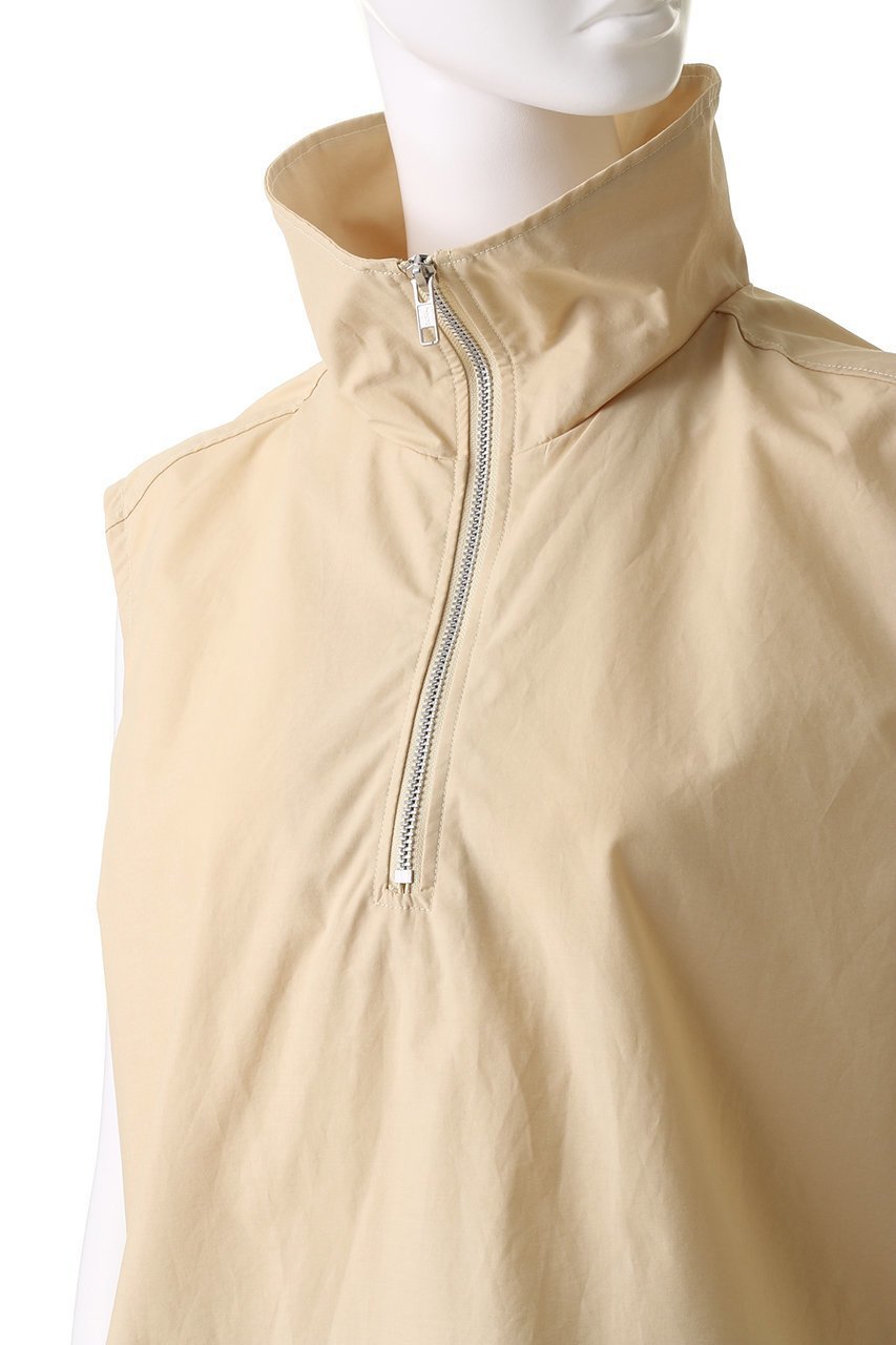 【ミディウミソリッド/MIDIUMISOLID】のC/Ny high neck zip vest.M ベスト 人気、トレンドファッション・服の通販 founy(ファニー) 　ファッション　Fashion　レディースファッション　WOMEN　アウター　Coat Outerwear　ジャケット　Jackets　ジャケット　Jacket　スポーティ　Sporty　トレンド　Trend　ハイネック　High Neck　ベスト　Vest　ボトム　Bottom　ワイド　Wide　NEW・新作・新着・新入荷　New Arrivals　軽量　Lightweight　other-5|ID: prp329100004541282 ipo3291000000032085772