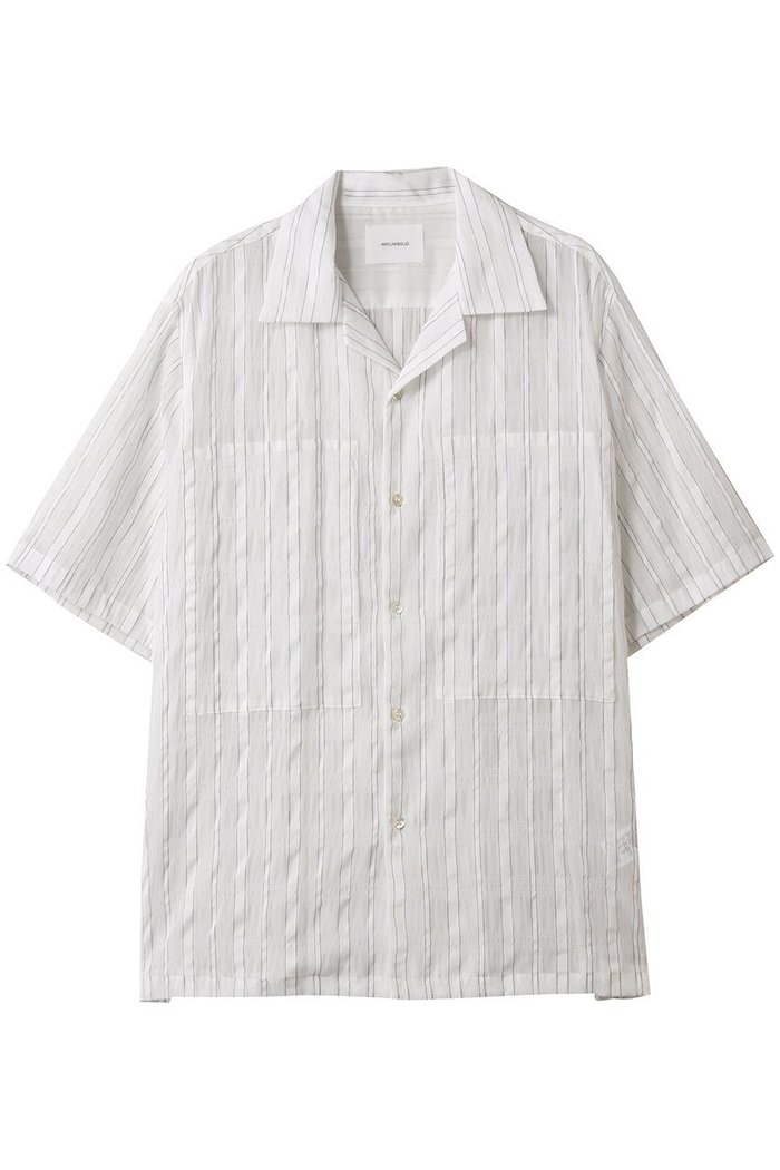 【ミディウミソリッド/MIDIUMISOLID / MEN】の【MEN】sheer stripe SH シャツ インテリア・キッズ・メンズ・レディースファッション・服の通販 founy(ファニー) https://founy.com/ ファッション Fashion メンズファッション MEN シアー Sheer ショート Short ストライプ Stripe スリーブ Sleeve エレガント 上品 Elegant 夏 Summer NEW・新作・新着・新入荷 New Arrivals |ID: prp329100004541283 ipo3291000000032085776
