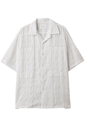 【ミディウミソリッド/MIDIUMISOLID / MEN】 【MEN】sheer stripe SH シャツ人気、トレンドファッション・服の通販 founy(ファニー) ファッション Fashion メンズファッション Fashion for Men シアー Sheer, See-Through ショート Short, Short Length ストライプ Stripe, Striped Pattern スリーブ Sleeve, Long Sleeve / Short Sleeve エレガント 上品 Elegant 夏 Summer |ID:prp329100004541283