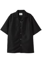 【ミディウミソリッド/MIDIUMISOLID / MEN】の【MEN】leno-cloth open collar SH シャツ black|ID: prp329100004541284 ipo3291000000032085789