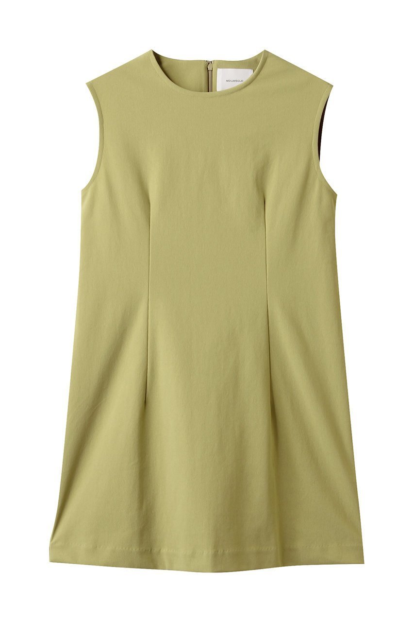 【ミディウミソリッド/MIDIUMISOLID】のrib fit tunic.S チュニック インテリア・キッズ・メンズ・レディースファッション・服の通販 founy(ファニー) 　ファッション　Fashion　レディースファッション　Ladies' Fashion Online　ワンピース　Dress　チュニック　Tunic　なめらか　Smooth　シンプル　Simple　センター　Center　チュニック　Tunic　バランス　Balance　フィット　Fit　フレア　Flare　ボトム　Bottom　yellow|ID: prp329100004541286 ipo3291000000032085800