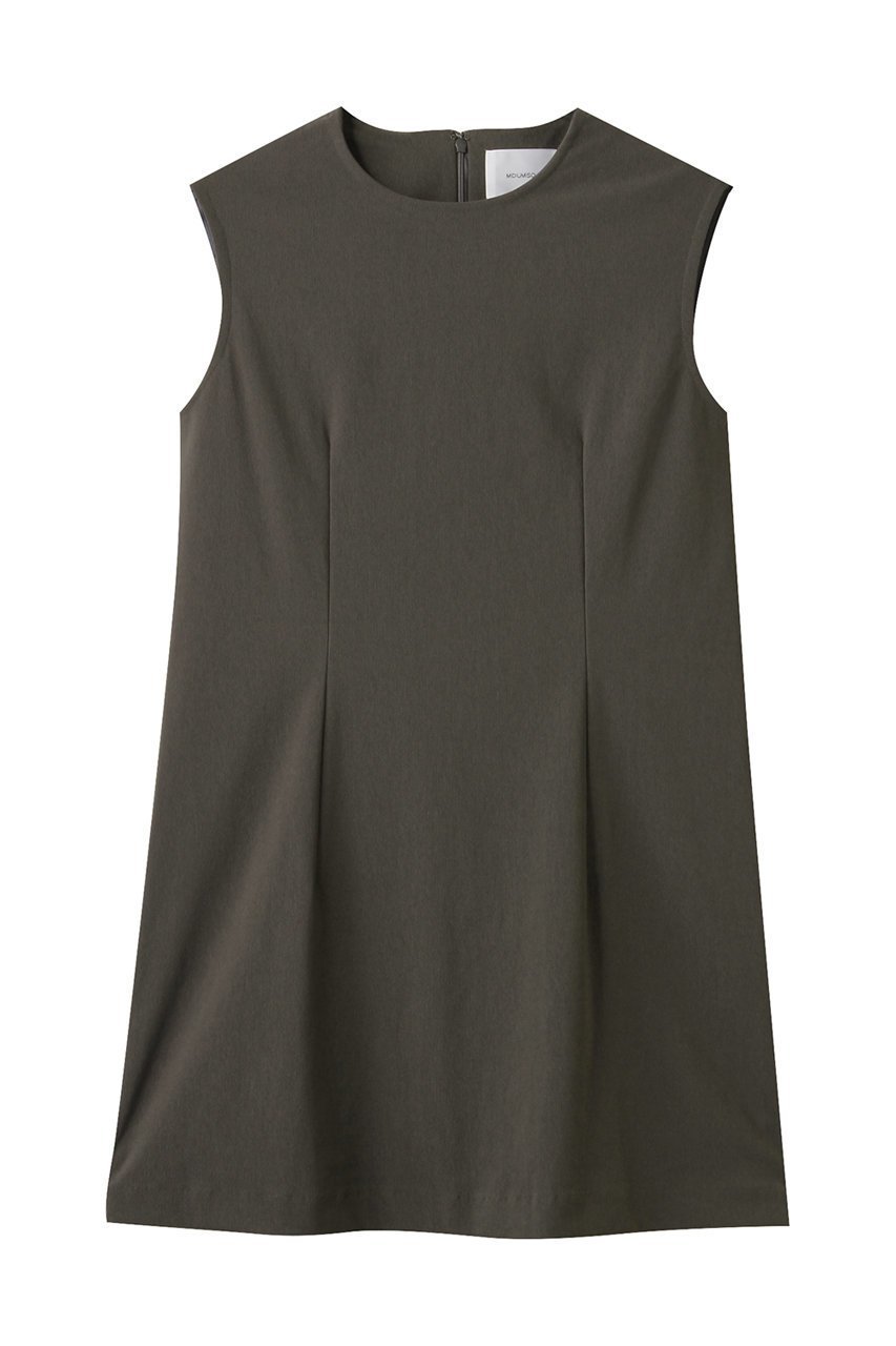 【ミディウミソリッド/MIDIUMISOLID】のrib fit tunic.S チュニック インテリア・キッズ・メンズ・レディースファッション・服の通販 founy(ファニー) 　ファッション　Fashion　レディースファッション　Fashion for Women　ワンピース　Dresses　チュニック　Tunic Tops & Dresses　なめらか　Smooth, Silky Texture　シンプル　Simple, Minimal　センター　Center, Center Line　チュニック　Tunic, Long Top　バランス　Balance, Style Balance　フィット　Fit, Slim Fit　フレア　Flare, Flared　ボトム　Bottoms, Lower Wear　gray|ID: prp329100004541286 ipo3291000000032810376