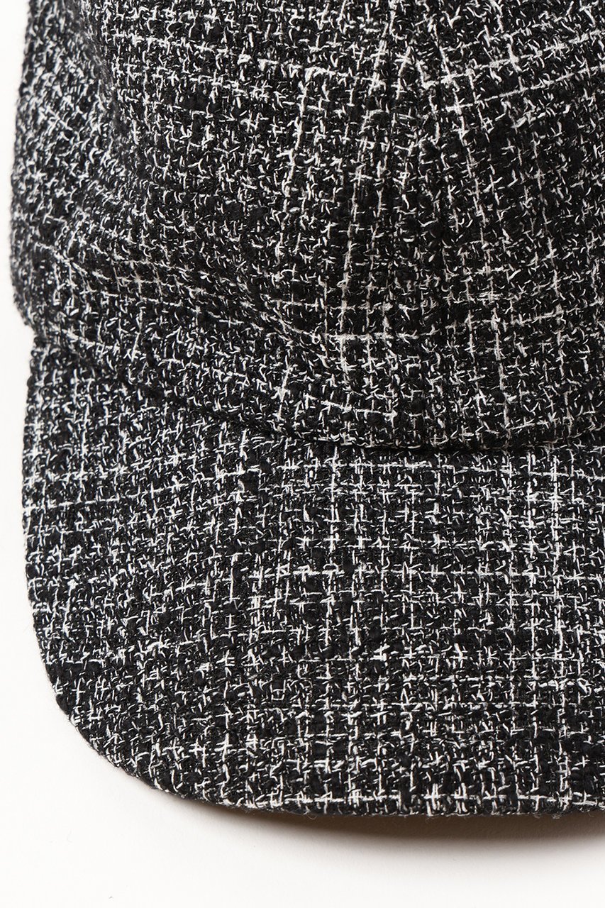 【クルニ/CULLNI】の【UNISEX】ブッチャーツイードレザーエンブレムキャップ 人気、トレンドファッション・服の通販 founy(ファニー) 　ファッション　Fashion　レディースファッション　WOMEN　帽子　Hats　ユニセックス　Unisex　キャップ　Cap　ミックス　Mix　エレガント 上品　Elegant　再入荷　Restock/Back In Stock/Re Arrival　帽子　Hat　other-2|ID: prp329100004541331 ipo3291000000032086241