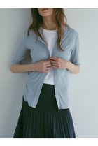 【エトレトウキョウ/ETRE TOKYO】のフロントスナップハーフスリーブエアリープルオーバー 人気、トレンドファッション・服の通販 founy(ファニー) ファッション Fashion レディースファッション WOMEN トップス・カットソー Tops/Tshirt シャツ/ブラウス Shirts/Blouses ロング / Tシャツ T-Shirts プルオーバー Pullover カットソー Cut and Sewn おすすめ Recommend カーディガン Cardigan シアー Sheer ショート Short スリット Slit スリーブ Sleeve フロント Front NEW・新作・新着・新入荷 New Arrivals thumbnail ブルー|ID: prp329100004541335 ipo3291000000032086277