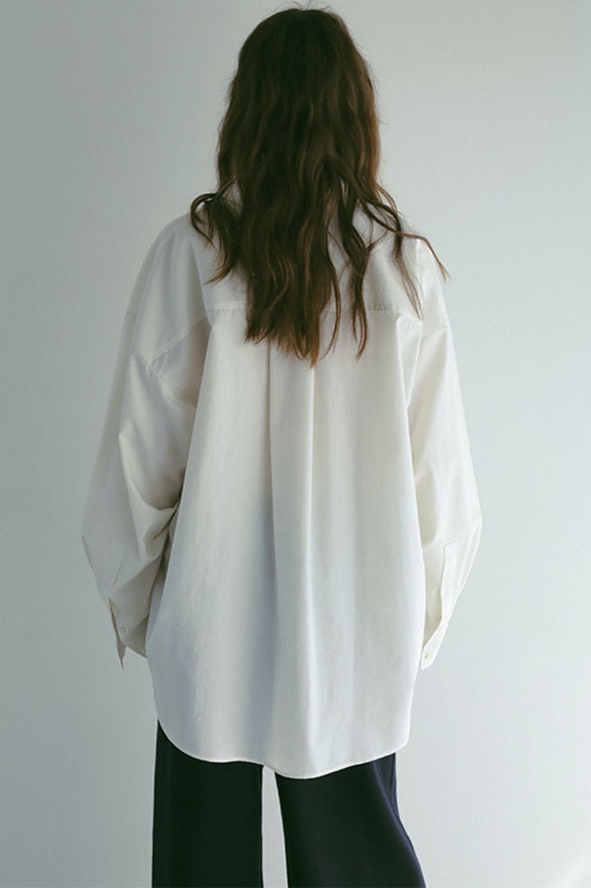 【エトレトウキョウ/ETRE TOKYO】のコンストラクトオーバーサイズシャツ 人気、トレンドファッション・服の通販 founy(ファニー) 　ファッション　Fashion　レディースファッション　WOMEN　トップス・カットソー　Tops/Tshirt　シャツ/ブラウス　Shirts/Blouses　スリーブ　Sleeve　フロント　Front　リラックス　Relax　ロング　Long　ワンポイント　One Point　エレガント 上品　Elegant　NEW・新作・新着・新入荷　New Arrivals　other-6|ID: prp329100004541336 ipo3291000000032086289