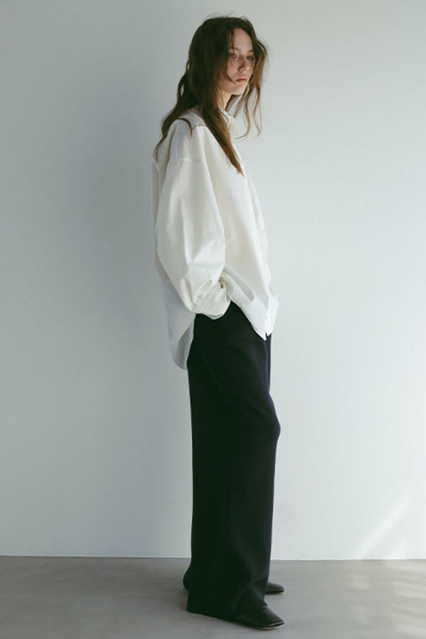 【エトレトウキョウ/ETRE TOKYO】のコンストラクトオーバーサイズシャツ 人気、トレンドファッション・服の通販 founy(ファニー) 　ファッション　Fashion　レディースファッション　Fashion for Women　トップス・カットソー　Cut & Sew Tops　シャツ・ブラウス・オフィスカジュアル　Elegant Blouses & Button-Ups　スリーブ　Sleeve, Long Sleeve / Short Sleeve　フロント　Front, Front Design　リラックス　Relax, Relaxed Fit　ロング　Long, Long-Length　ワンポイント　One Point, Statement Accent　エレガント 上品　Elegant　other-3|ID: prp329100004541336 ipo3291000000032808892