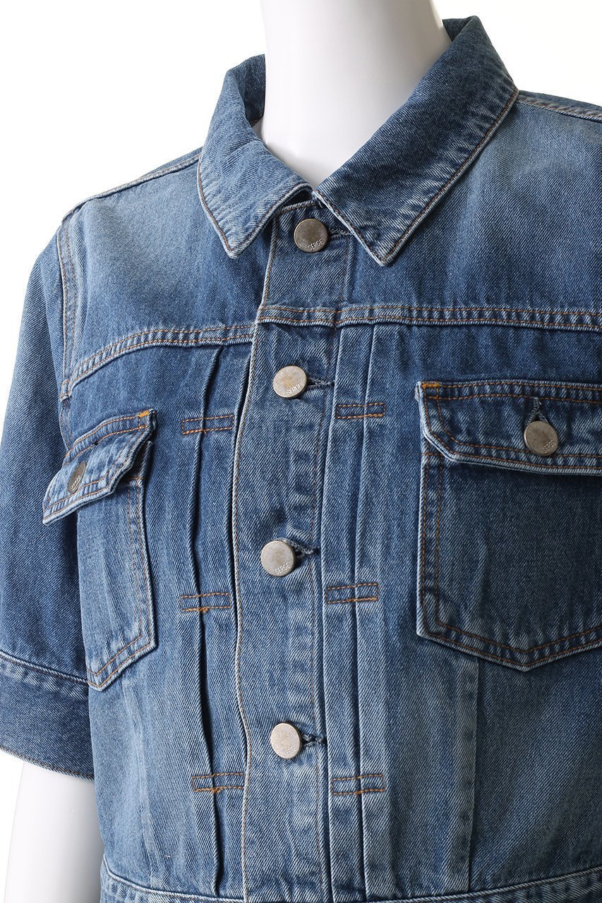 【アドーア/ADORE】の【SERGE】Gジャン インディゴ 人気、トレンドファッション・服の通販 founy(ファニー) 　ファッション　Fashion　レディースファッション　WOMEN　アウター　Coat Outerwear　ジャケット　Jackets　インディゴ　Indigo　ウォッシュ　Wash　クロップド　Cropped　コンパクト　Compact　ジャケット　Jacket　デニム　Denim　トレンド　Trend　ヴィンテージ　Vintage　other-5|ID: prp329100004541337 ipo3291000000032086331