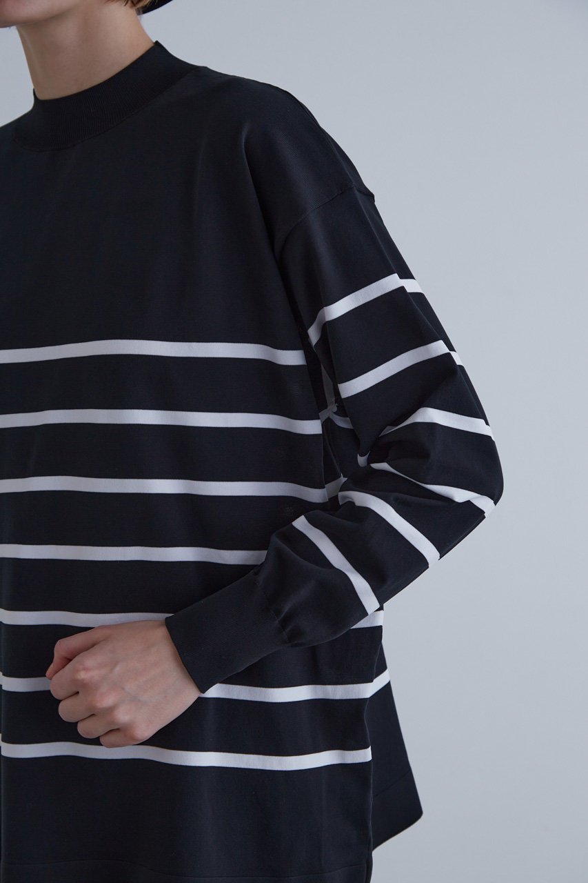 【ル フィル/LE PHIL】の【LE PHIL SPORTS】ドライボーダーニット 人気、トレンドファッション・服の通販 founy(ファニー) 　ファッション　Fashion　レディースファッション　WOMEN　トップス・カットソー　Tops/Tshirt　ニット　Knit Tops　プルオーバー　Pullover　スタンド　Stand　ボトム　Bottom　軽量　Lightweight　other-3|ID: prp329100004541338 ipo3291000000032086337