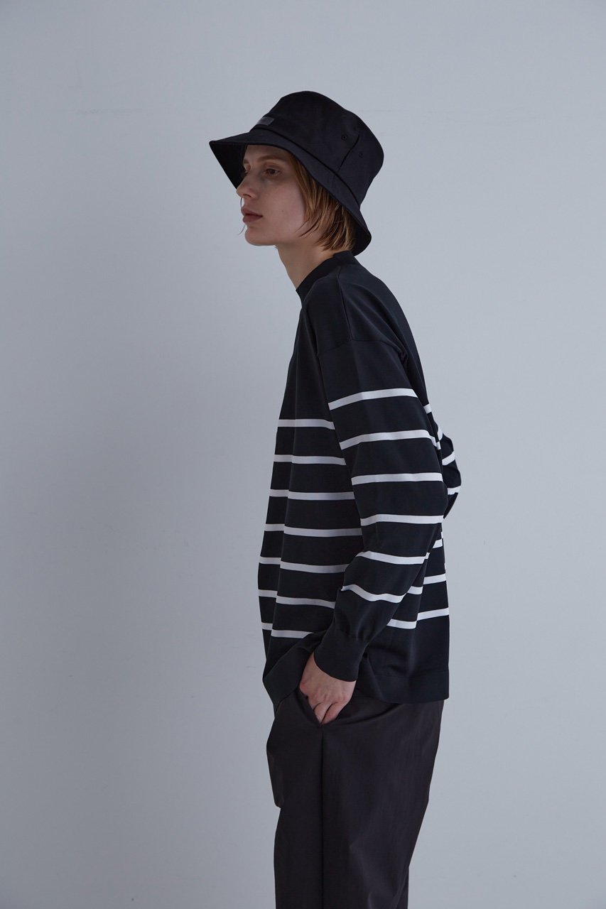 【ル フィル/LE PHIL】の【LE PHIL SPORTS】ドライボーダーニット 人気、トレンドファッション・服の通販 founy(ファニー) 　ファッション　Fashion　レディースファッション　WOMEN　トップス・カットソー　Tops/Tshirt　ニット　Knit Tops　プルオーバー　Pullover　スタンド　Stand　ボトム　Bottom　軽量　Lightweight　other-6|ID: prp329100004541338 ipo3291000000032086340