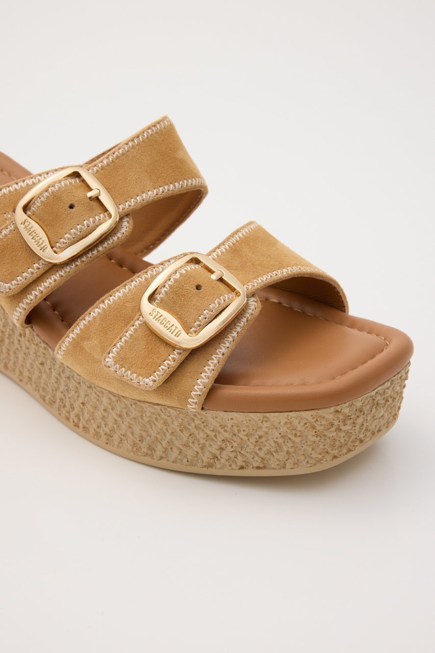 【スタッカート/STACCATO】のウェスタンライトウェッジソールミュール 人気、トレンドファッション・服の通販 founy(ファニー) 　ファッション　Fashion　レディースファッション　WOMEN　サンダル　Sandals　スエード　Suede　トレンド　Trend　軽量　Lightweight　other-4|ID: prp329100004542686 ipo3291000000032099838