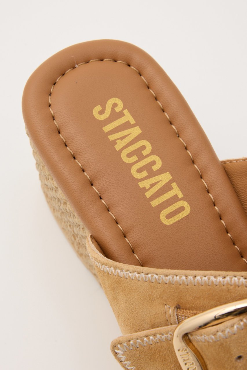 【スタッカート/STACCATO】のウェスタンライトウェッジソールミュール 人気、トレンドファッション・服の通販 founy(ファニー) 　ファッション　Fashion　レディースファッション　WOMEN　サンダル　Sandals　スエード　Suede　トレンド　Trend　軽量　Lightweight　other-8|ID: prp329100004542686 ipo3291000000032099842