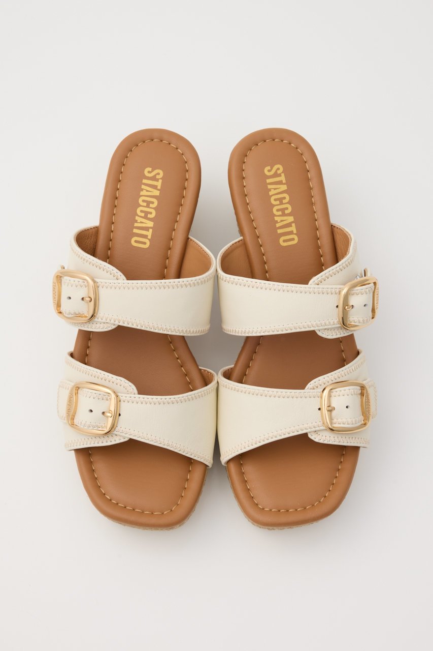 【スタッカート/STACCATO】のウェスタンライトウェッジソールミュール 人気、トレンドファッション・服の通販 founy(ファニー) 　ファッション　Fashion　レディースファッション　Ladies' Fashion Online　サンダル　Sandals　スエード　Suede　トレンド　Trend　軽量　Lightweight　 other-1|ID: prp329100004542686 ipo3291000000032150953