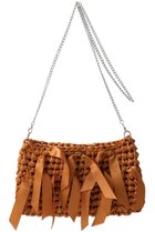 【ガリャルダガランテ/GALLARDAGALANTE】の【2.718】リボンクラッチ オレンジ|ID:prp329100004542688